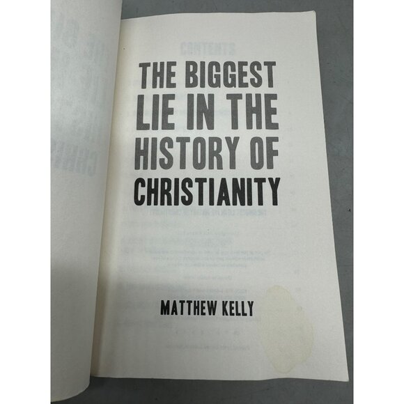 The Biggest Lie in the History of Christianity book paperback 2018 english READ - Picture 3 of 7